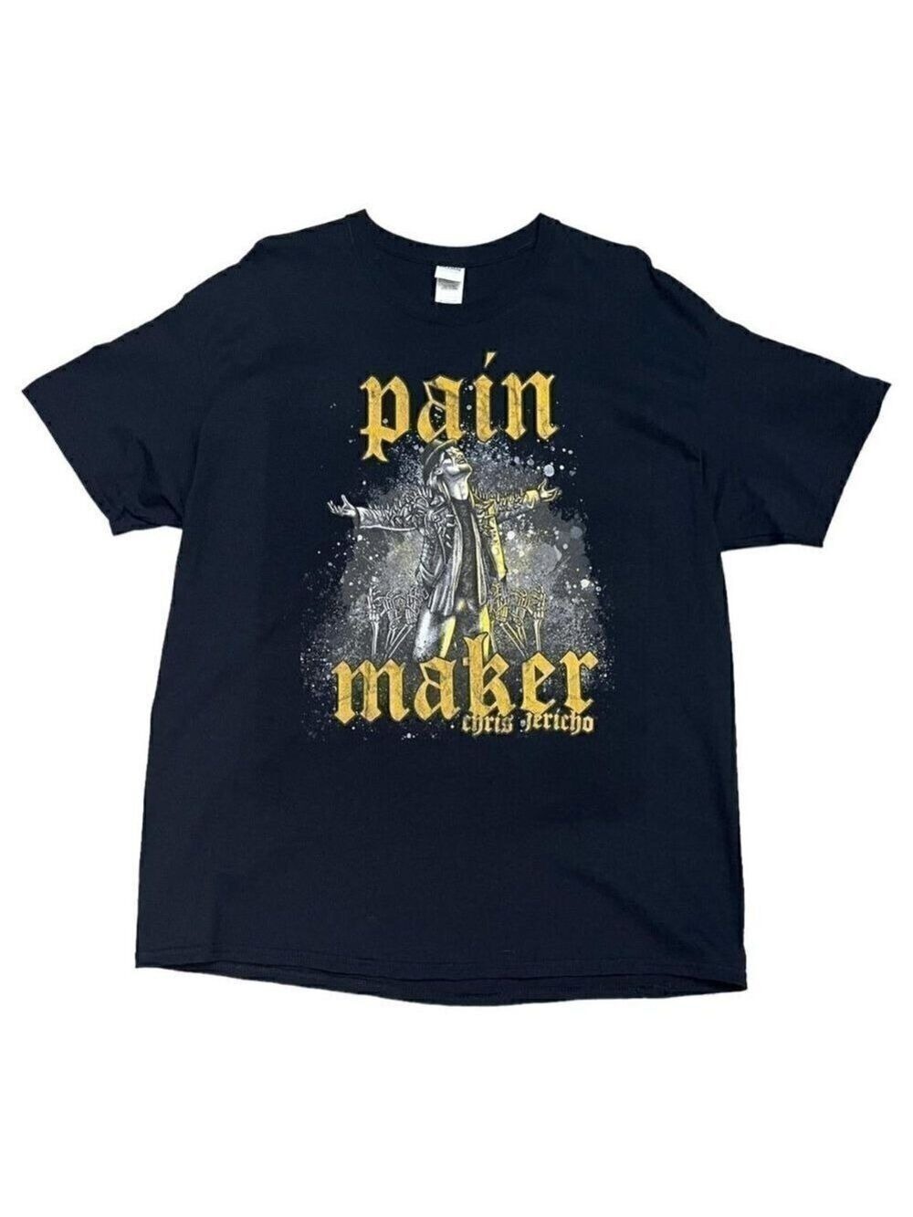 AEW Chris Jericho PAIN MAKER Retro Wrestling Tee Shirt - Mens XL